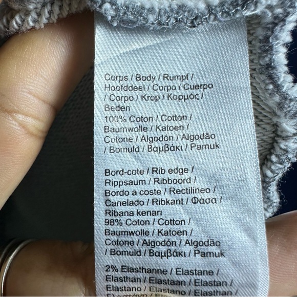 Lacoste Mens Pennants M Badge Cotton Fleece Sweatshirt Crew Neck Logo - Picture 9 of 9